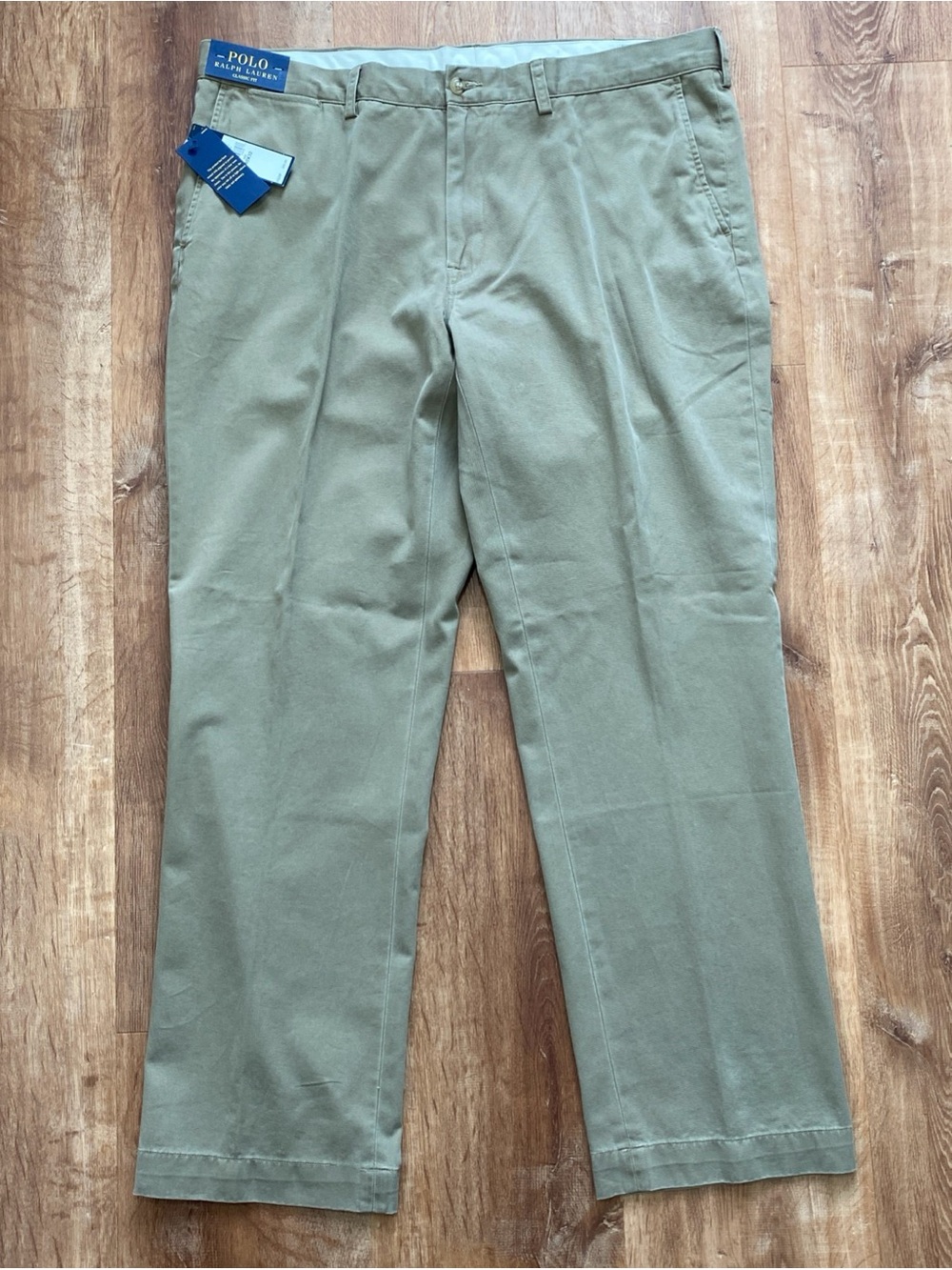 Polo Ralph Lauren Chino Fit Pants Mens 40x32 Classic Fit Brown Straight Leg